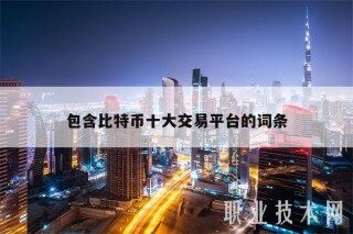 包含比特币十大交易平台的词条