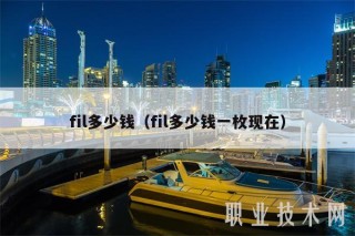 fil多少钱（fil多少钱一枚现在）