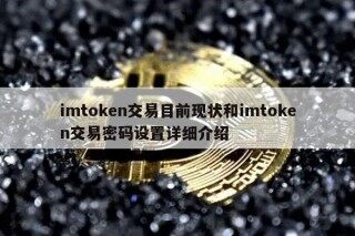 imtoken交易目前现状和imtoken交易密码设置详细介绍
