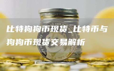 比特狗狗币现货_比特币与狗狗币现货交易解析